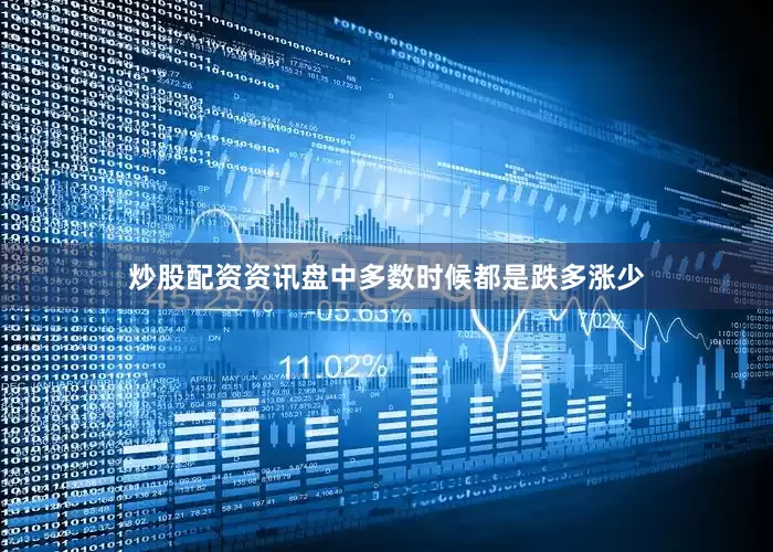 炒股配资资讯盘中多数时候都是跌多涨少